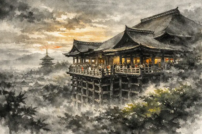 Where Prayers Meet the Golden Dusk