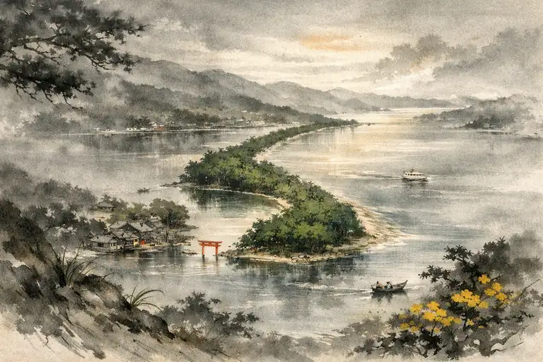 The Emerald Path across the Sea