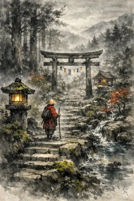 The Pilgrim’s Crimson Steps