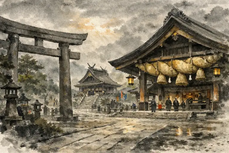 Quiet Prayers under the Clearing Sky