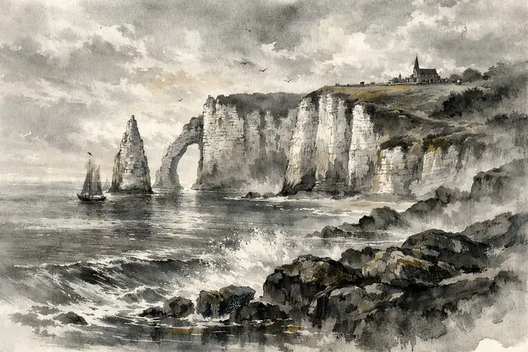 A Quiet Prayer in the Roaring Sea