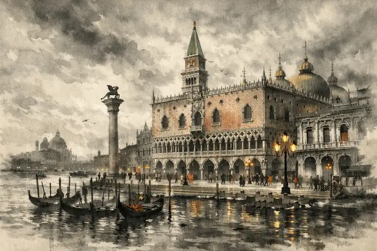 Moored Dreams Before the Storm
