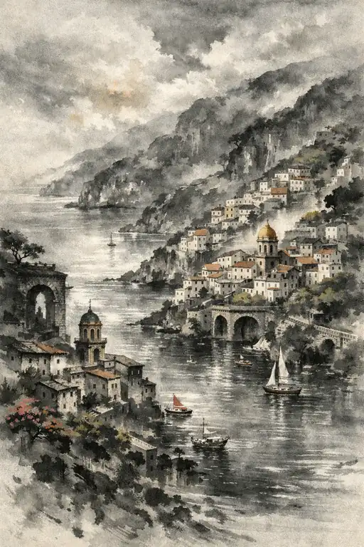 A Golden Memory in Sepia