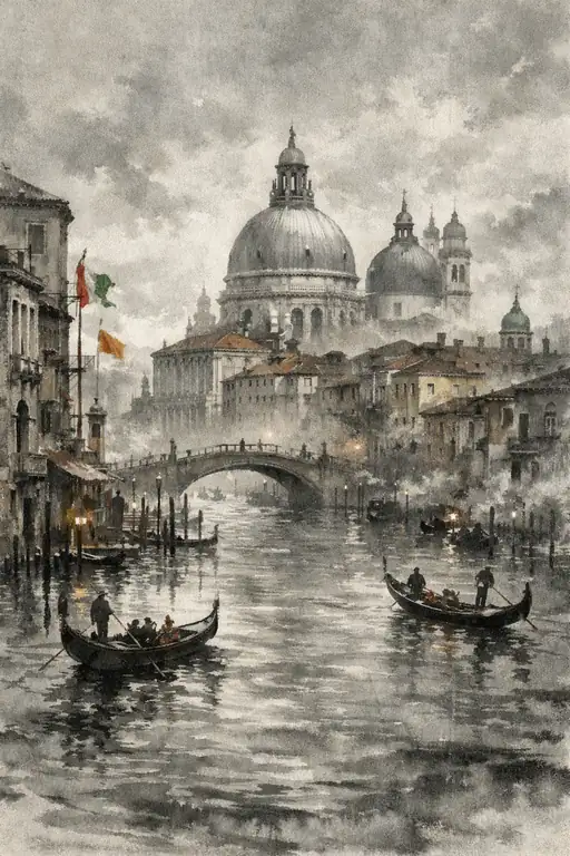 The Silent Guardian of the Misty Waters