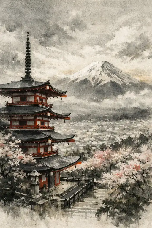 永遠の嶺に抱かれし泡沫の春