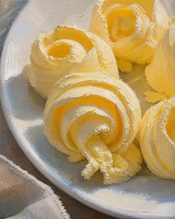 Creamy Roses of the Morning Light