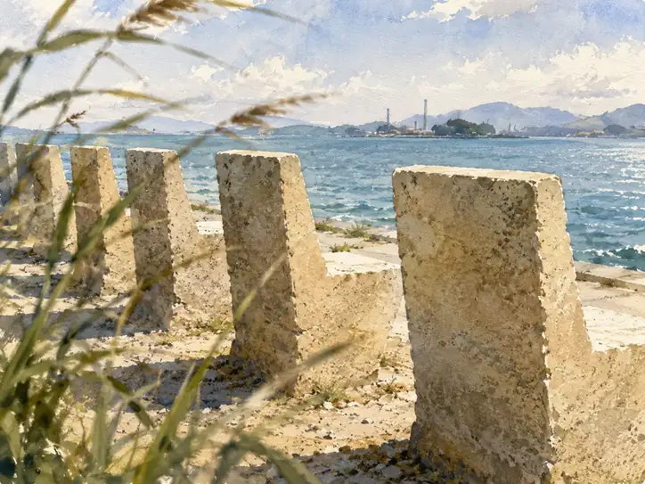 Dialogue Between Stone and Sea