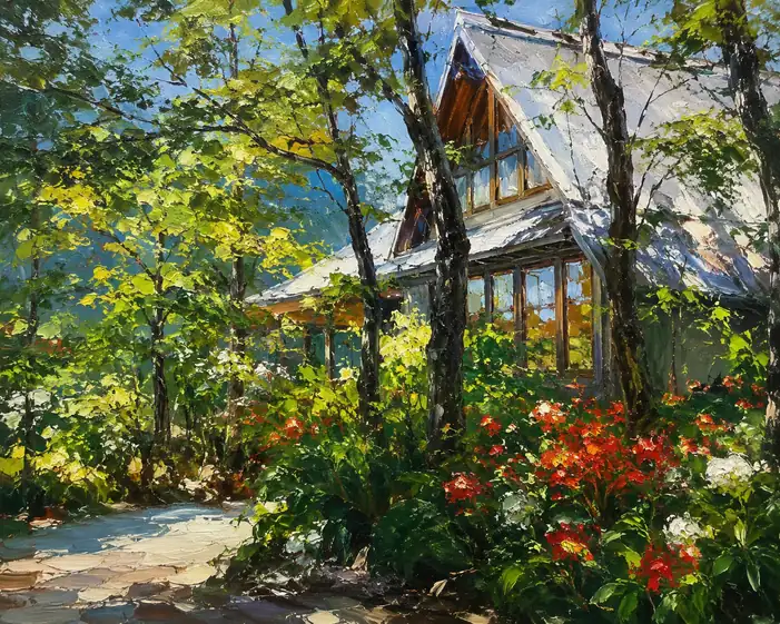 In the Arms of the Sunlit Woods