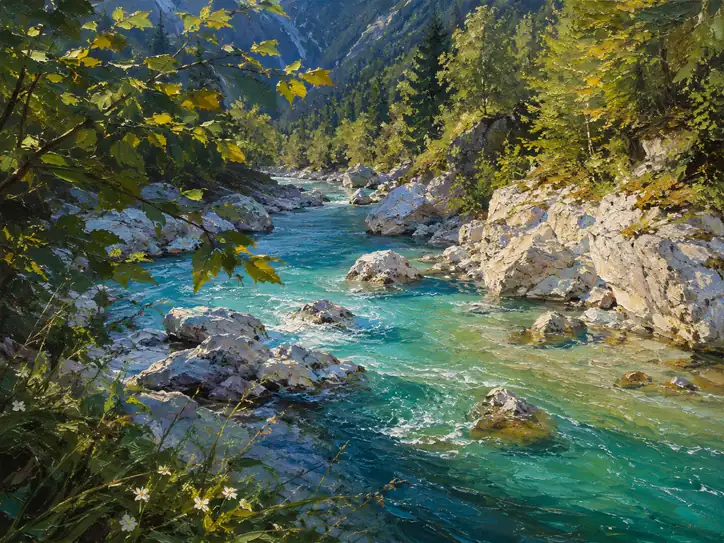 Whispers of the Sunlit Current