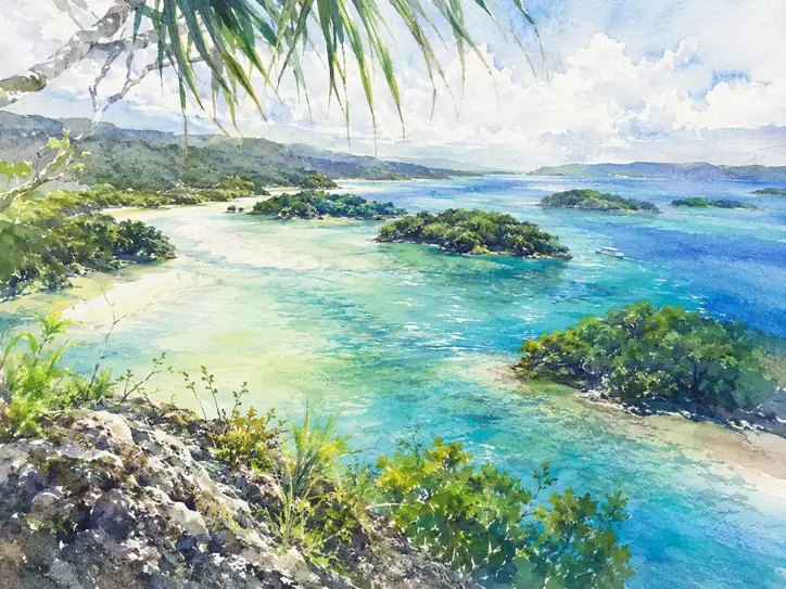 Azure Dreams of the Hidden Bay