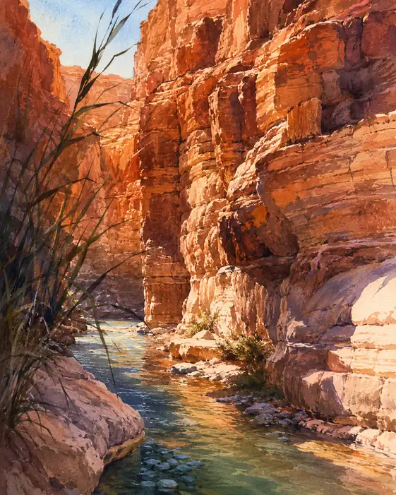 Whispers of the Sunlit Gorge