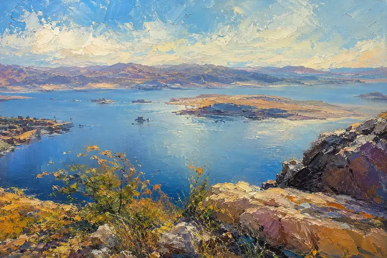 Primal Blue: Majesty of the Desert Lake