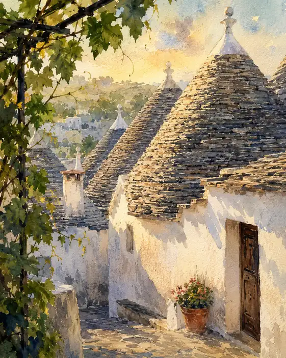 Alberobello: White Walls and Conical Dreams