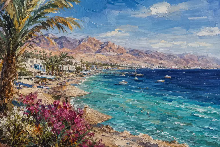 Azure Serenity at the Mountain's Edge