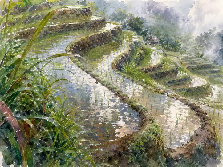Rhythms of the Misty Terraces