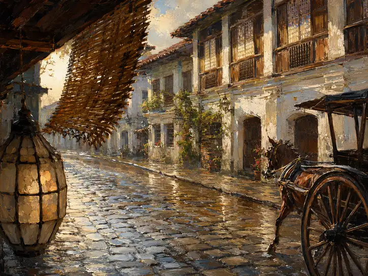 Echoes on the Wet Cobblestones
