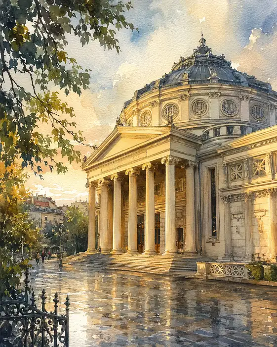 Golden Reverie of the Athenaeum