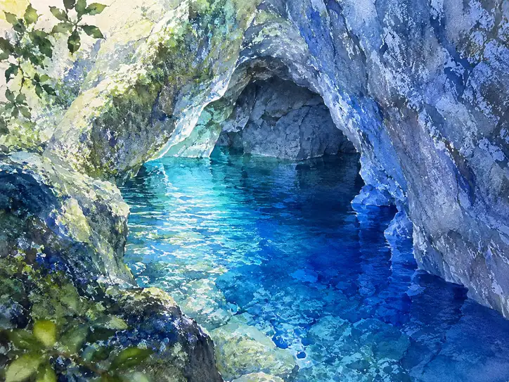 青に溶けゆく祈り