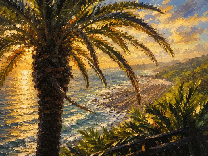 Golden Echoes of the Setting Sun