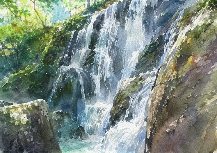 碧き木立と銀の糸