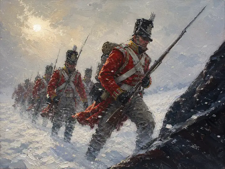 The Crimson Defiance: Echoes in the Frozen Silence
