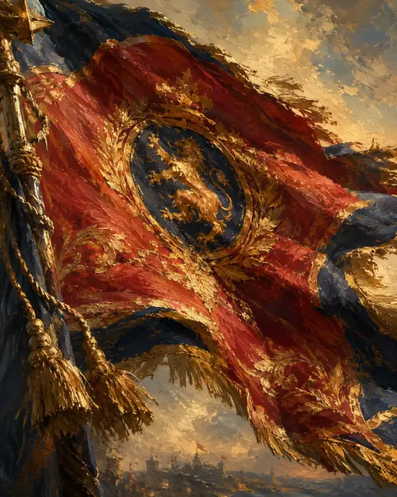 Lion's Pride in the Golden Dusk
