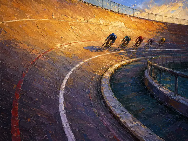 A Ride into the Golden Dusk