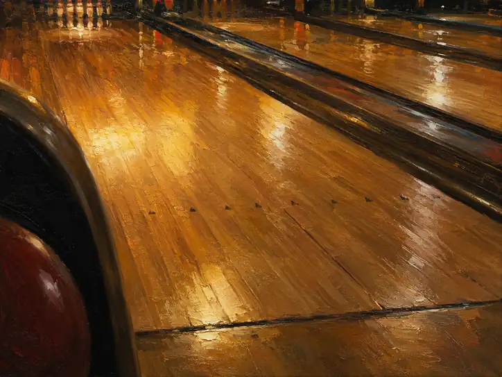 高揚を映す黄金の滑走路