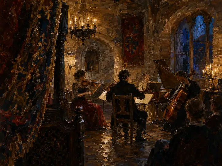 Four Breaths Spun by Candlelight