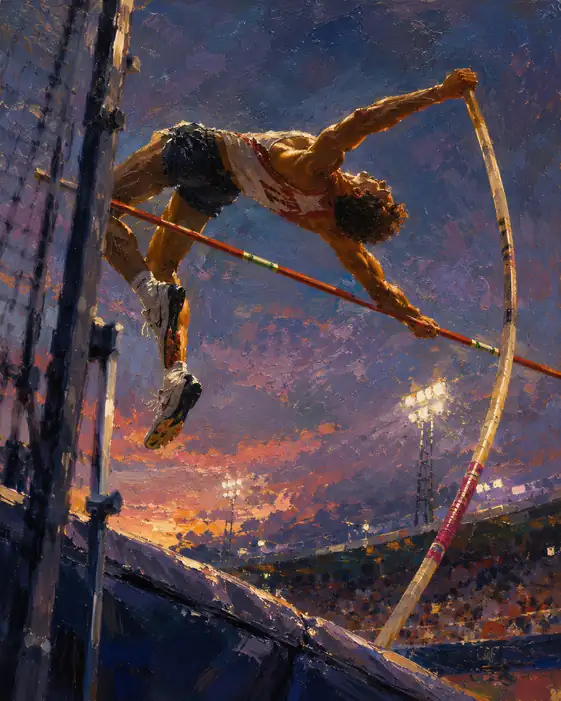 Defying the Sky on a Bending Pole