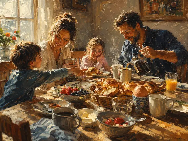 Sharing the Warmth of the New Day