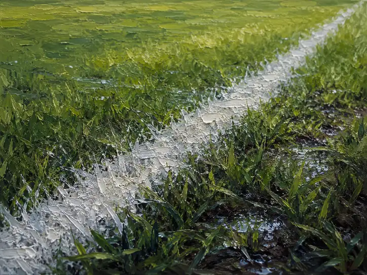 雨上がりのエメラルドと、一筋の光