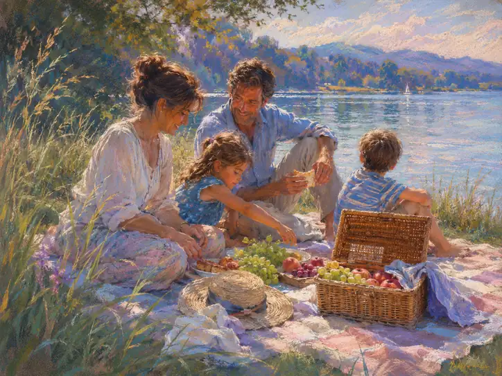 In the Cradle of Summer Light