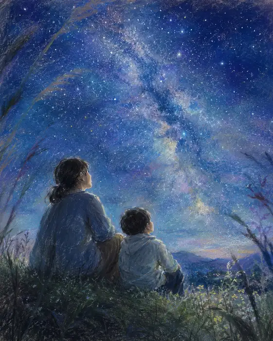 星降る夜のしずかな対話