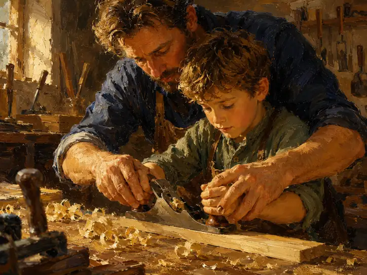 The Hands That Guide the Grain