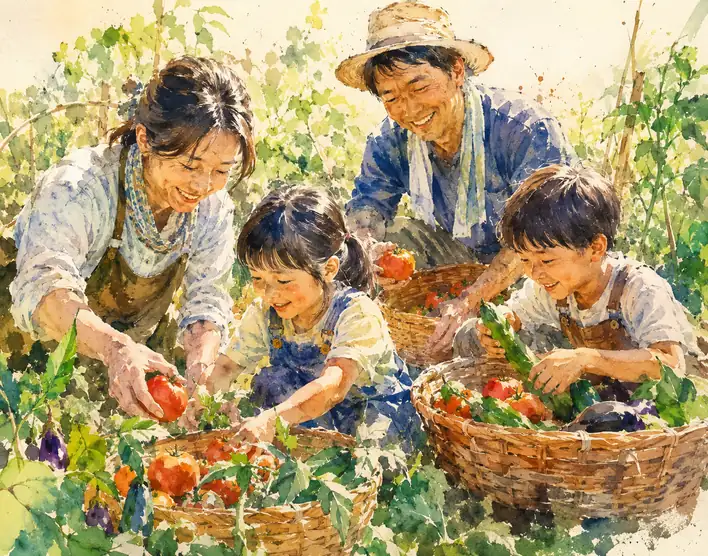 The Sun's Bounty and Family Smiles