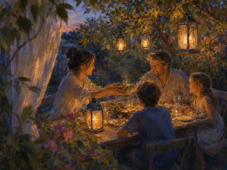 A Banquet Under the Twilight Lanterns