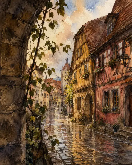 After the Rain, My Town Sparkles