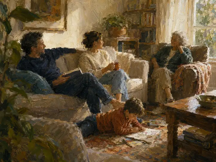 Golden Veil of a Quiet Afternoon