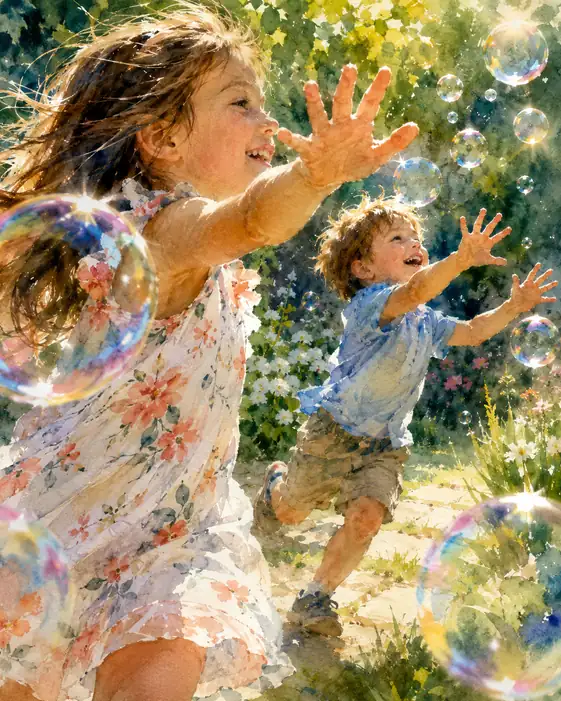 Wait for Me, Shimmering Rainbow!