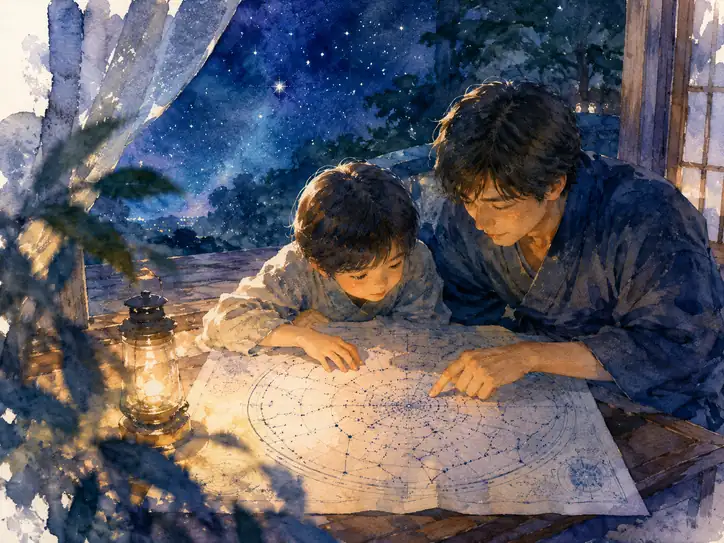 夏の夜風と、ぼくらの宇宙