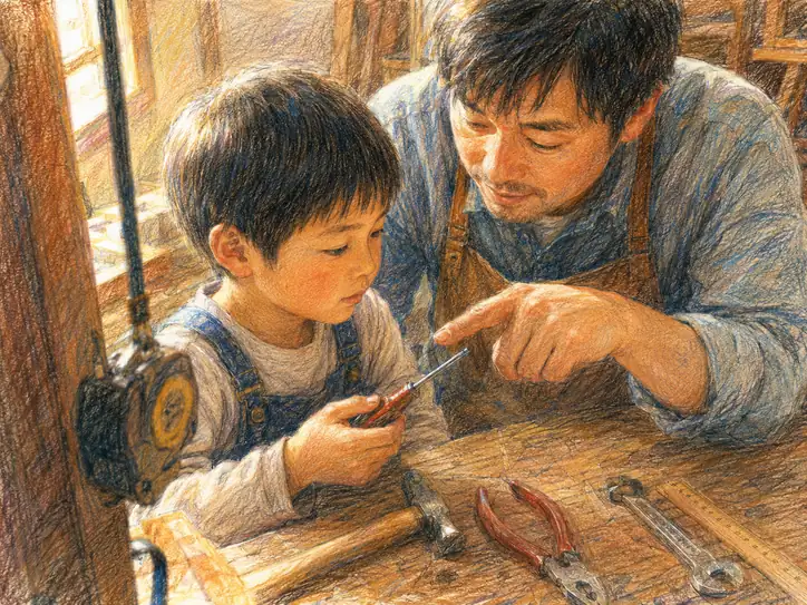 父の光の中で