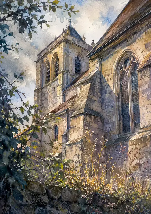 The Silent Prayer of Spire and Wildflower