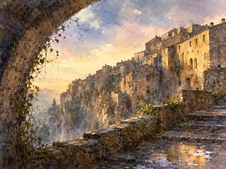 Through the Arch of Whispering Twilight