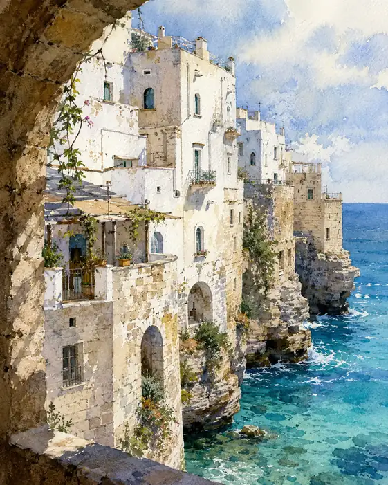 Through the Arch to the Emerald Sea