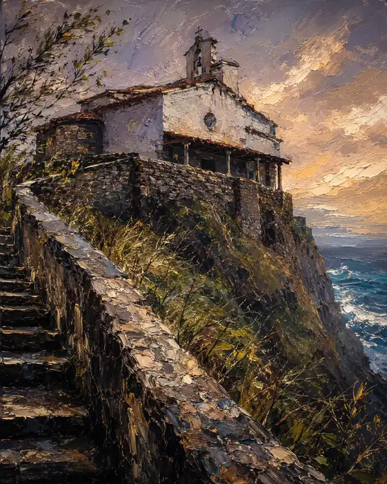 Sanctuary on the Edge of the Raging Sea