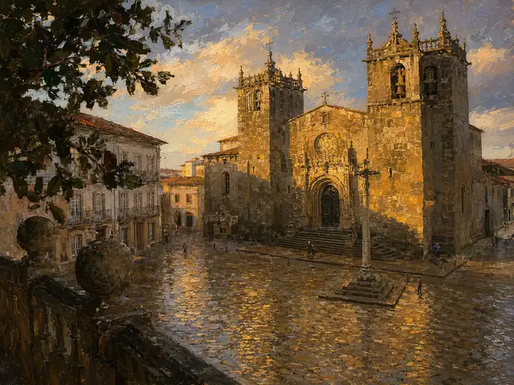 Reflecting the Rain-Washed Gold