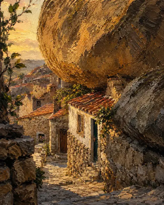 A Village in the Stone's Embrace