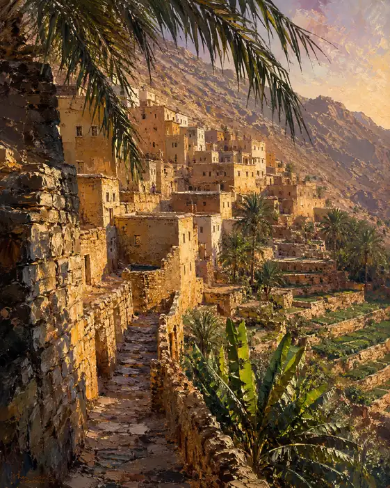 Cradled by the Golden Slopes