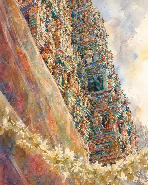 Where Prayers Ascend in Color